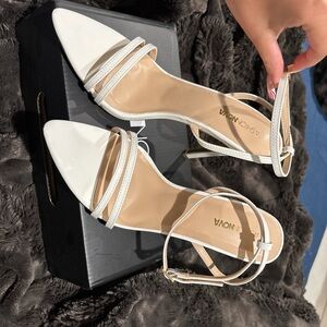 Fashion Nova Elegant White Heels